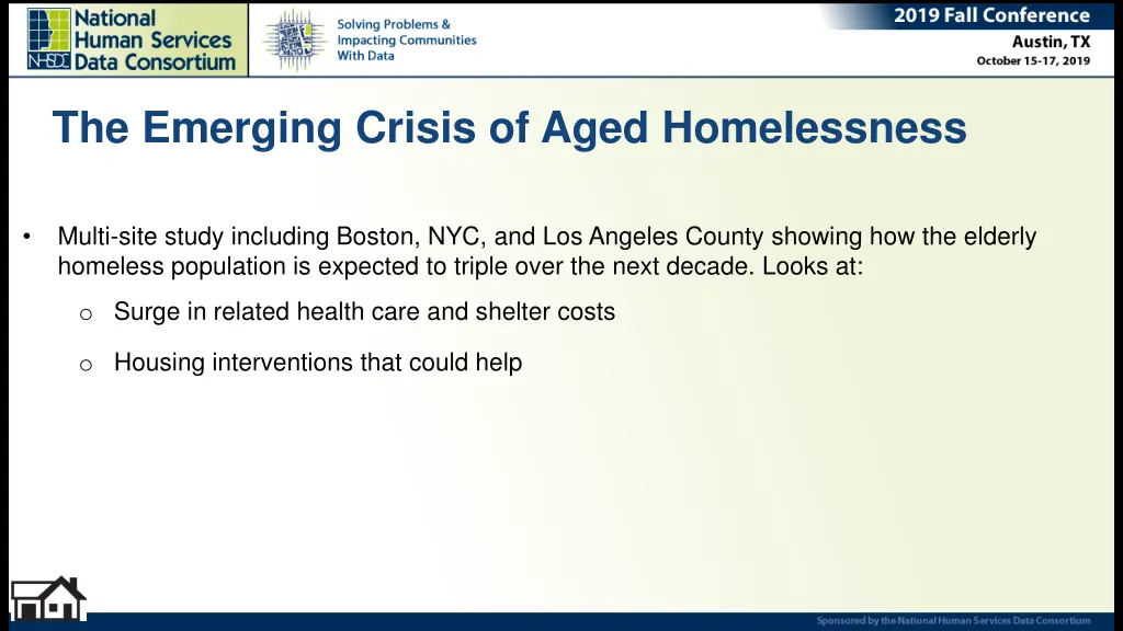the emerging crisis of aged homelessness