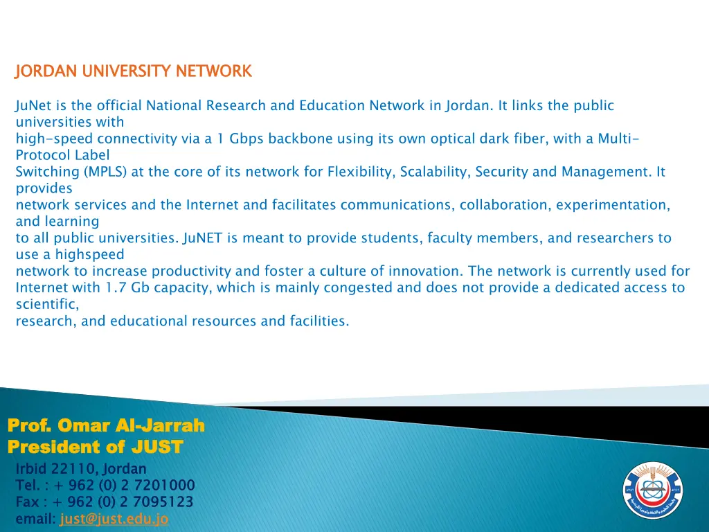 jordan university network