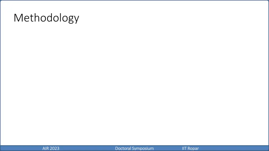 methodology