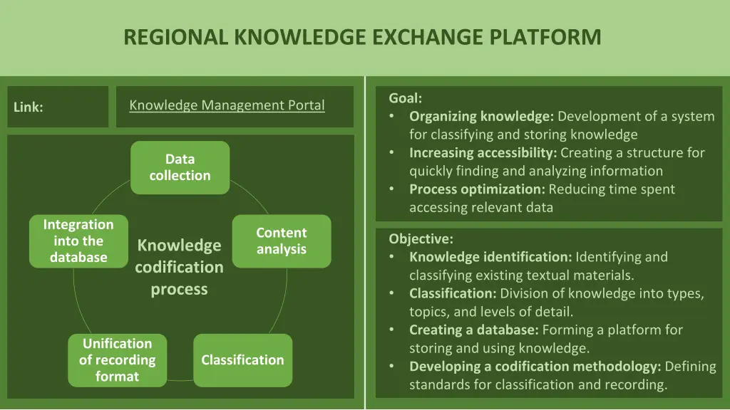 regional knowledge exchange platform