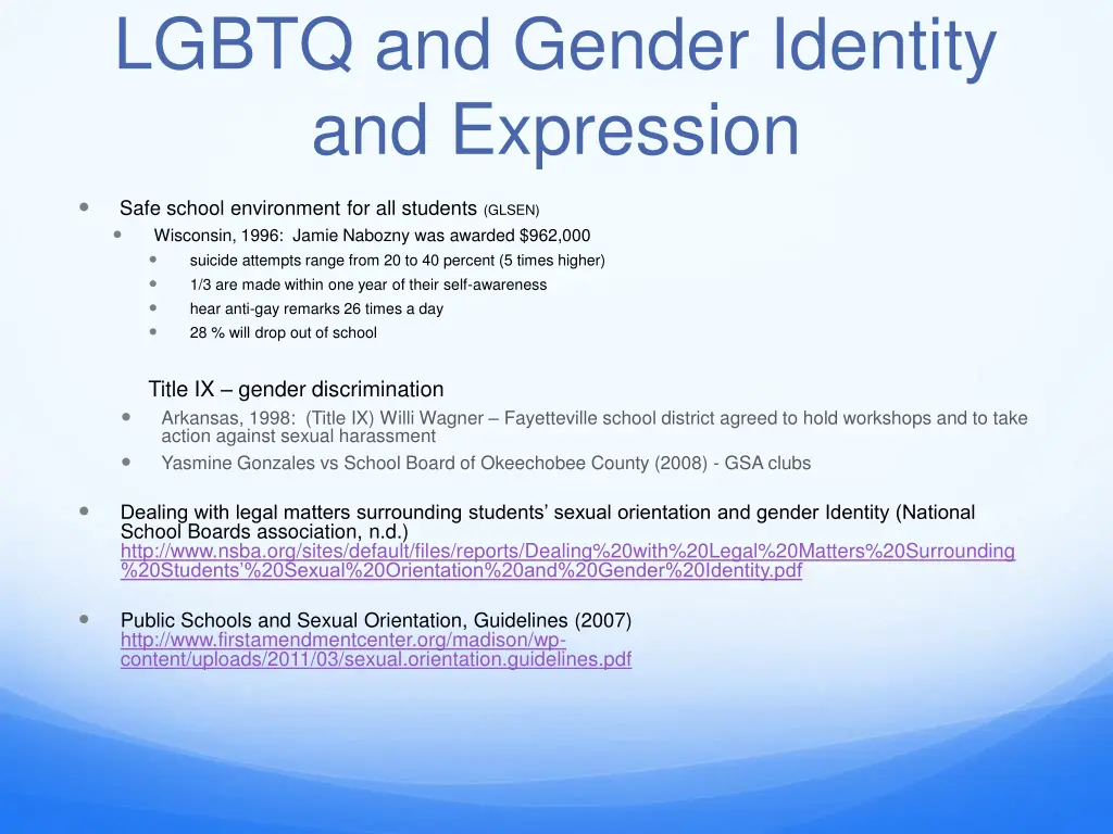 lgbtq and gender identity and expression