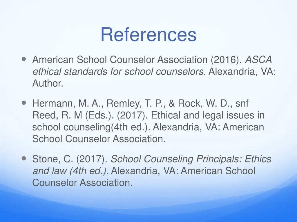 references