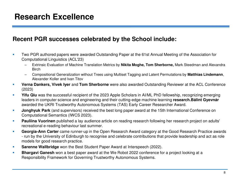 research excellence 1