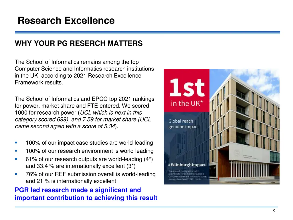 research excellence 2