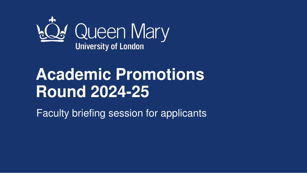 academic promotions round 2024 25