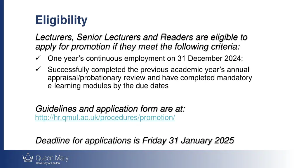 eligibility
