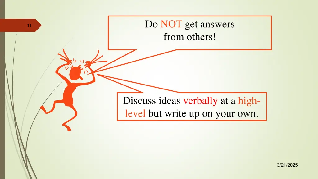 do not get answers from others