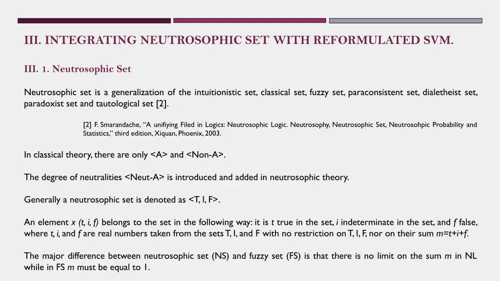 iii integrating neutrosophic set with