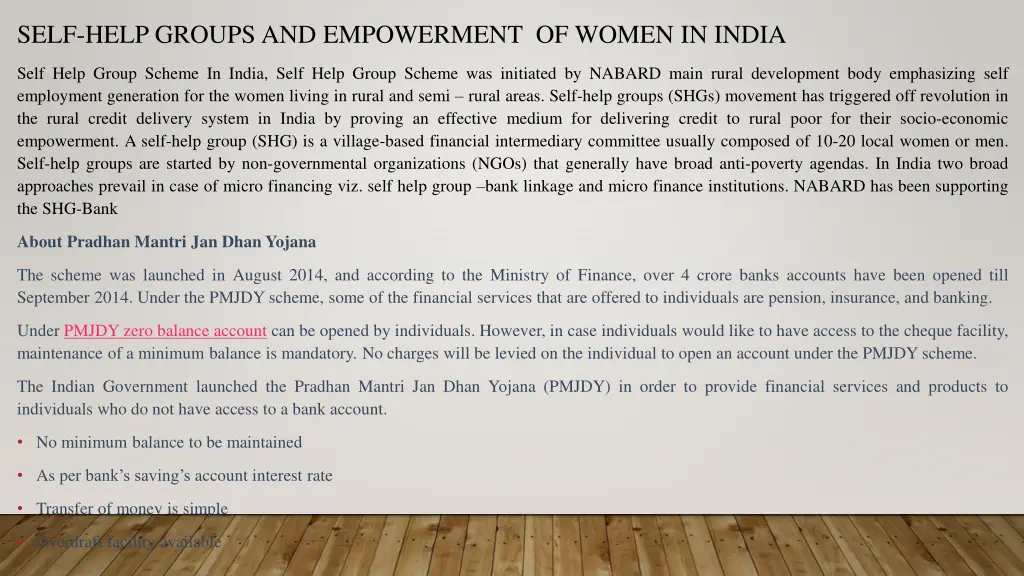 self help groups and empowerment of women in india