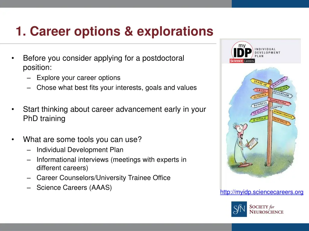 1 career options explorations