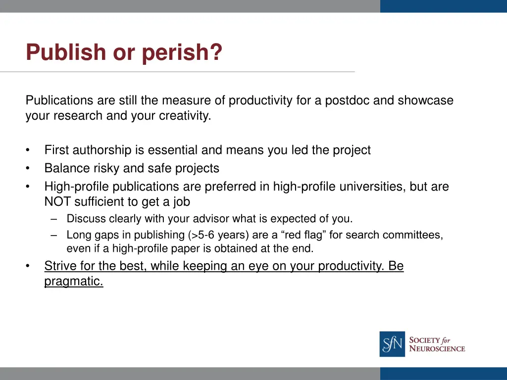 publish or perish