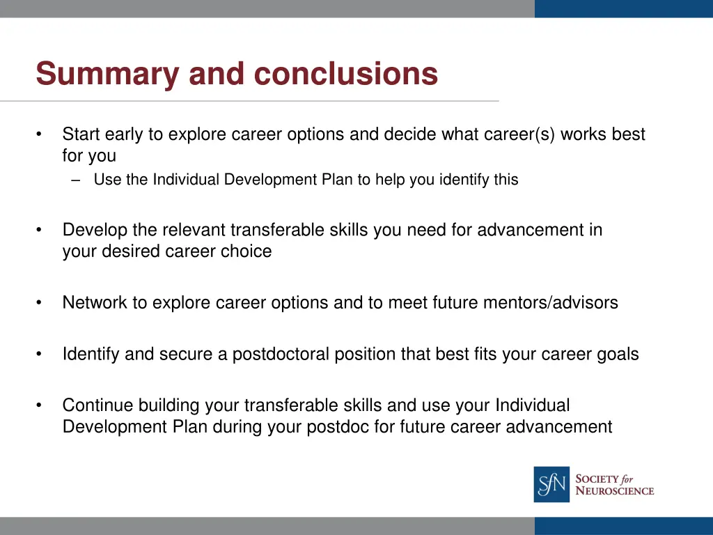 summary and conclusions