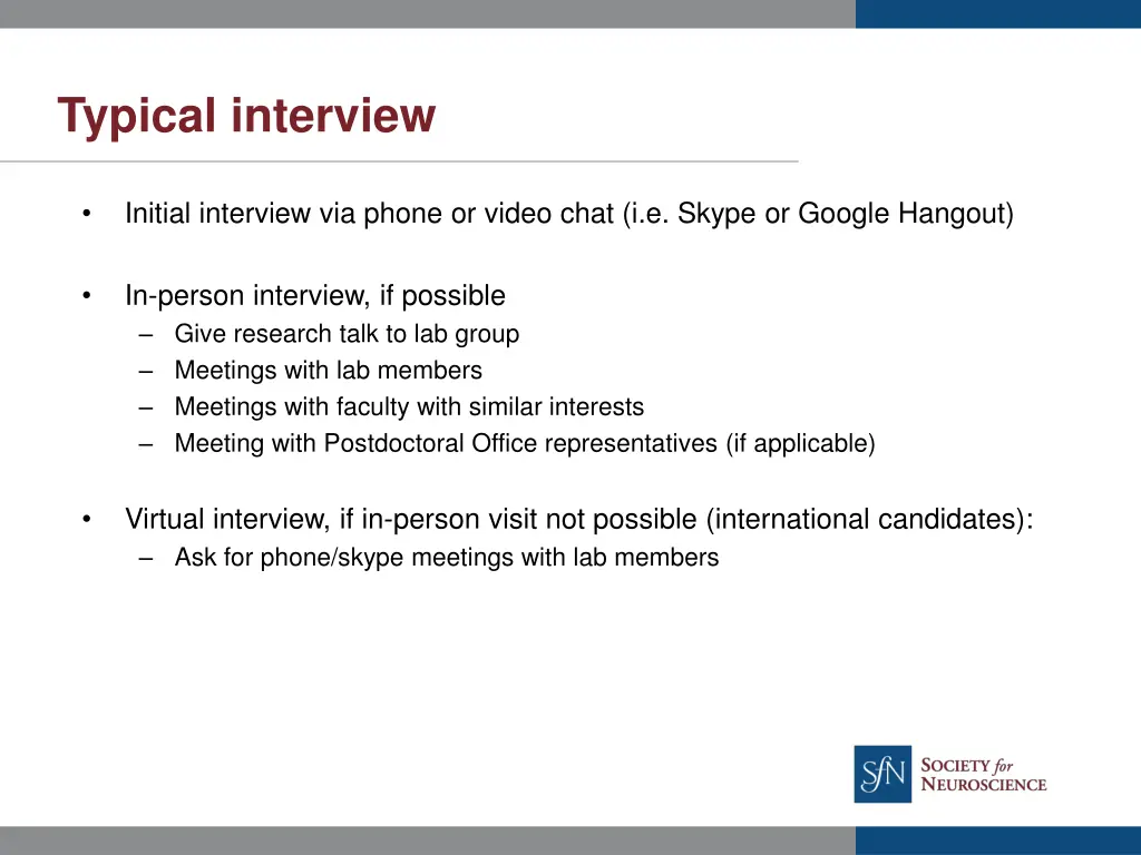 typical interview