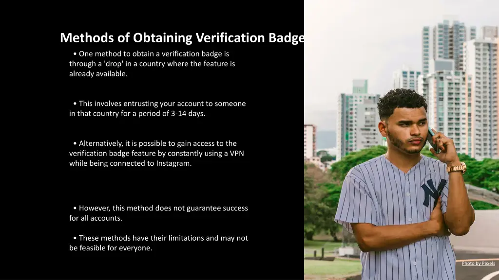 methods of obtaining verification badges