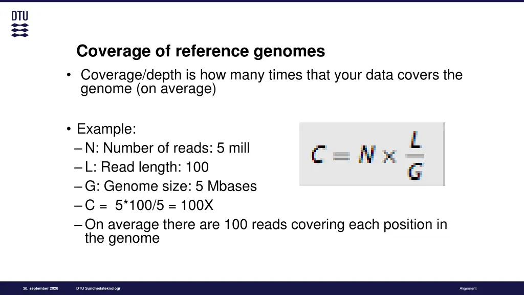 coverage of reference genomes coverage depth