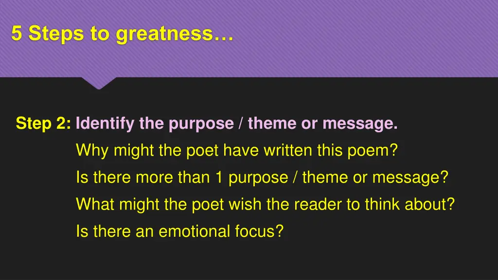 5 steps to greatness 1