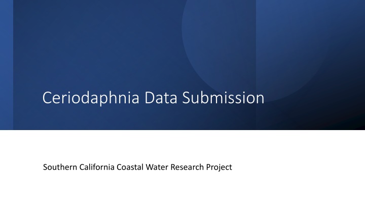 ceriodaphnia data submission