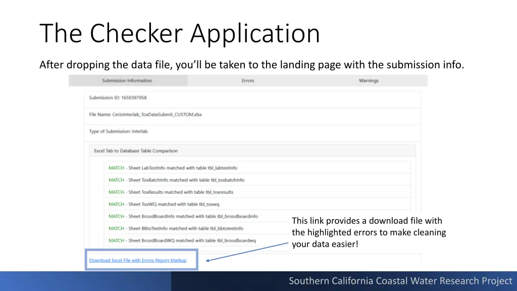 the checker application 7