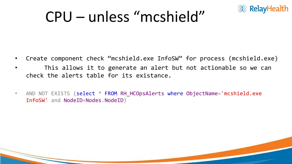 cpu unless mcshield