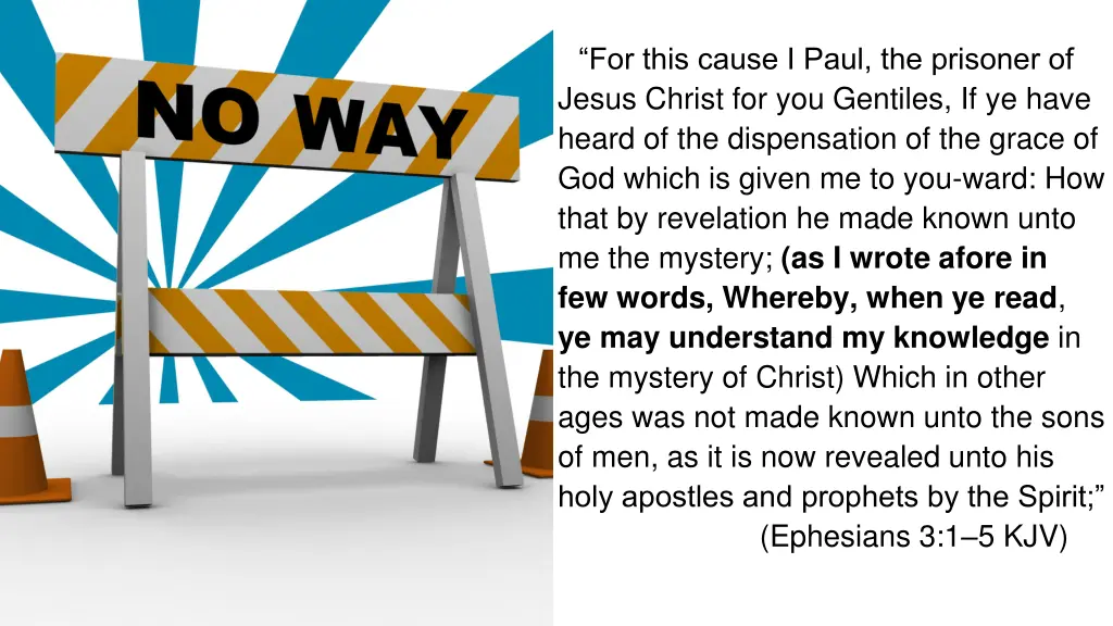 for this cause i paul the prisoner of jesus