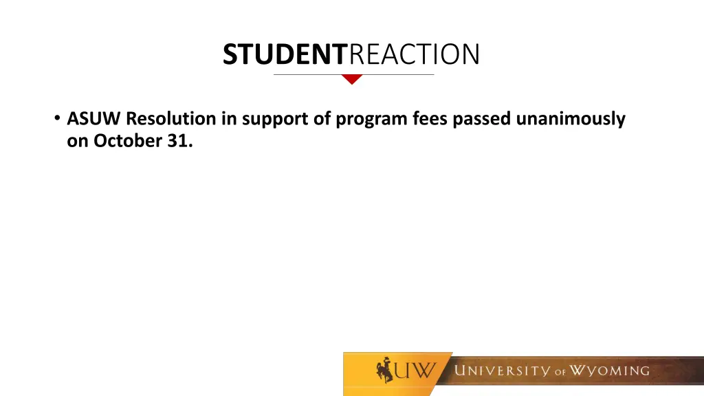 student reaction 1