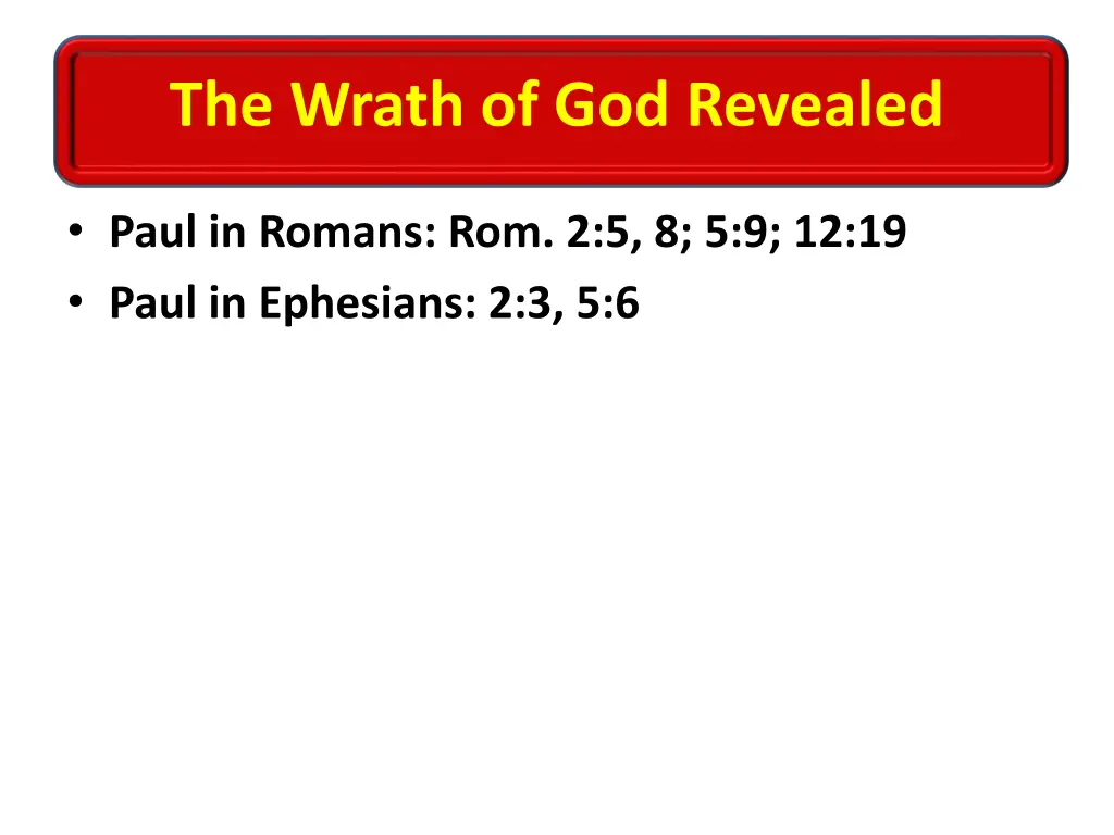 the wrath of god revealed 5