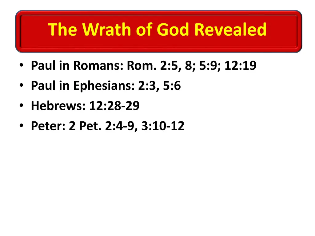 the wrath of god revealed 7