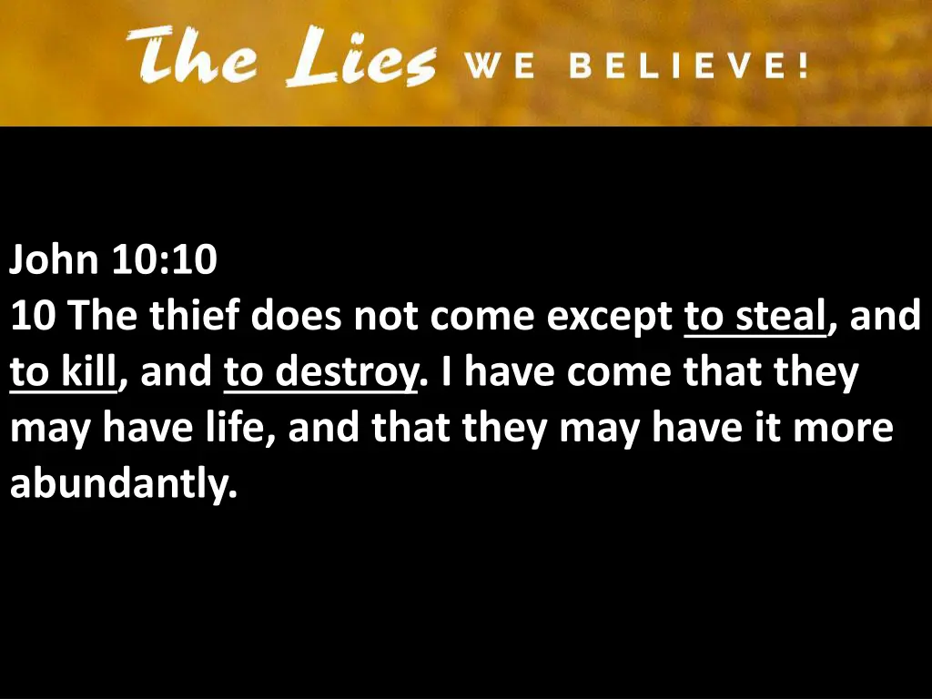 john 10 10 10 the thief does not come except