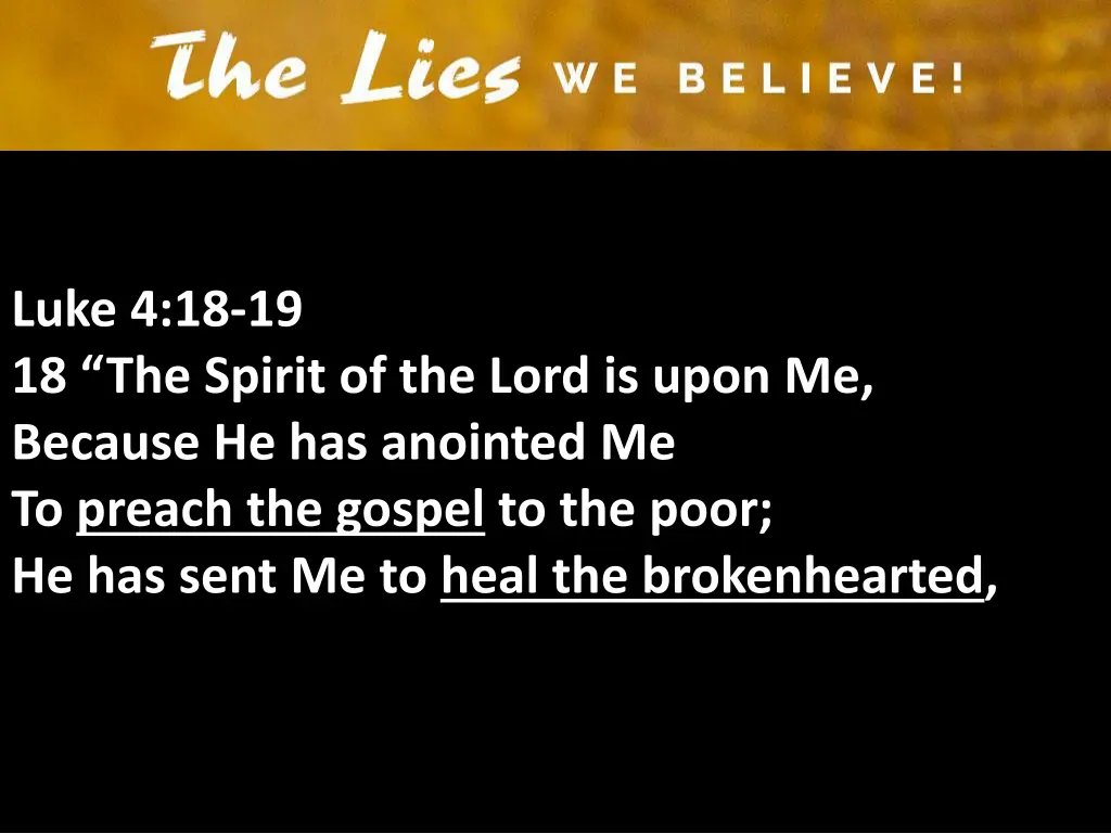 luke 4 18 19 18 the spirit of the lord is upon