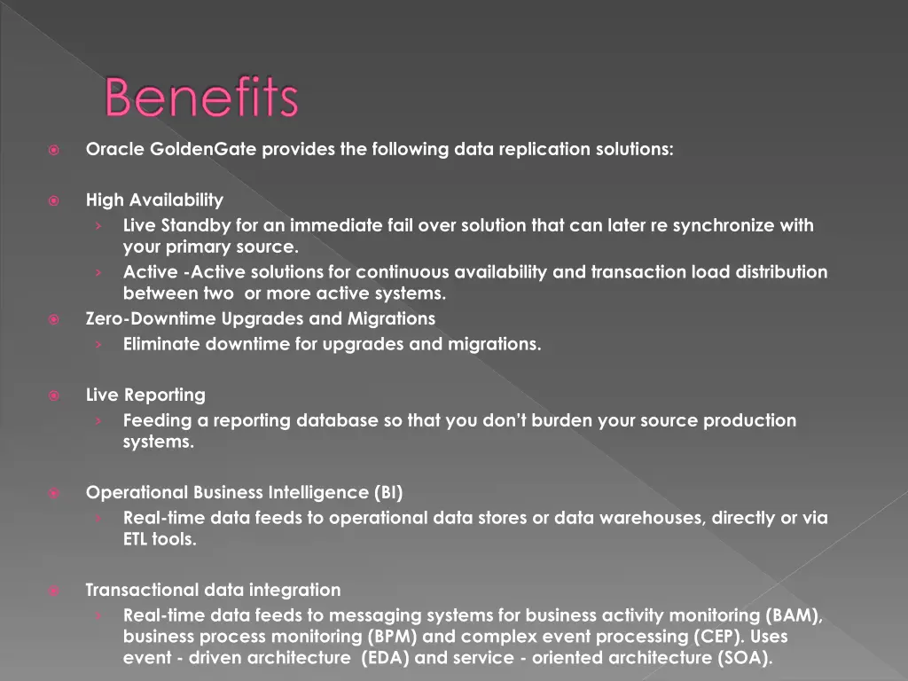 benefits