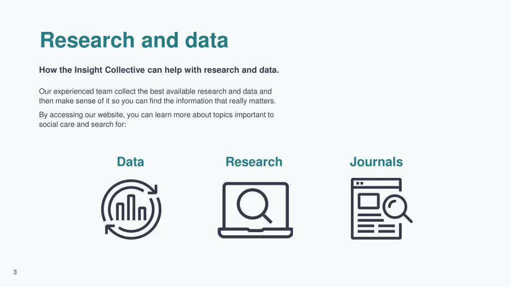 research and data