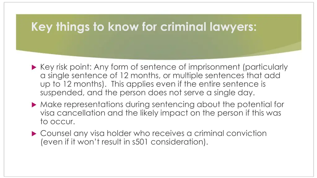 key things to know for criminal lawyers 1