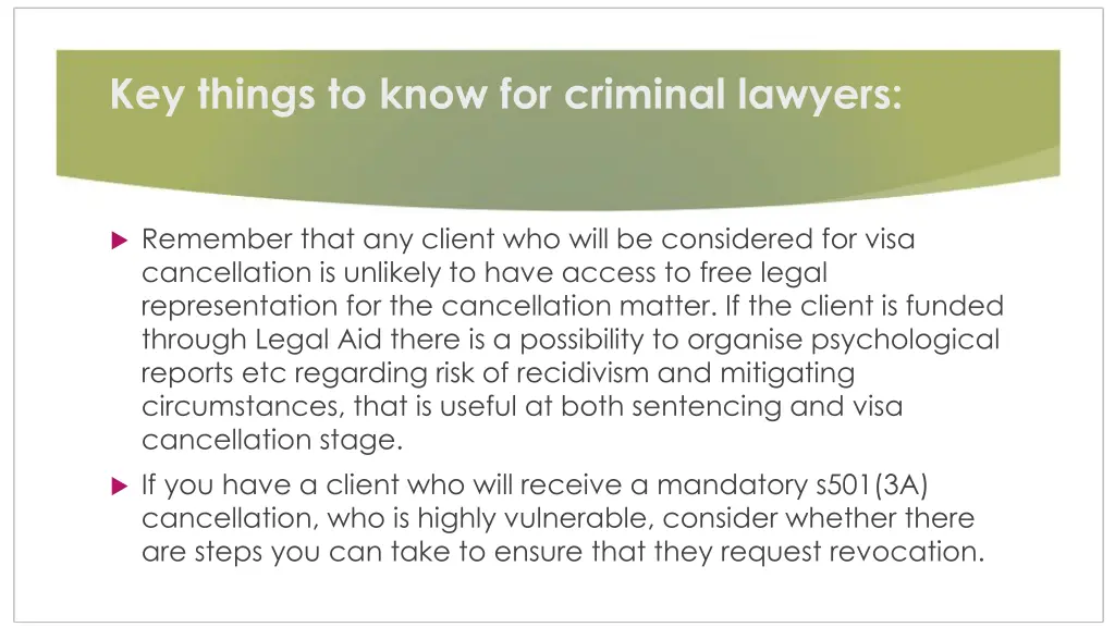 key things to know for criminal lawyers 2