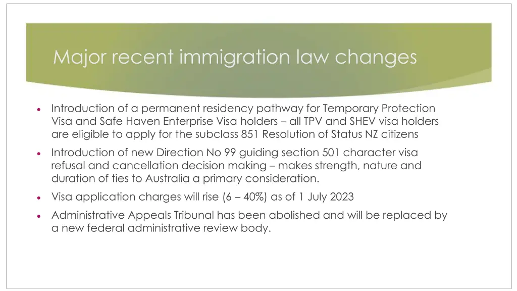 major recent immigration law changes 3