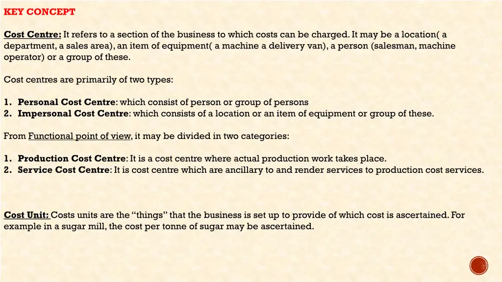key concept