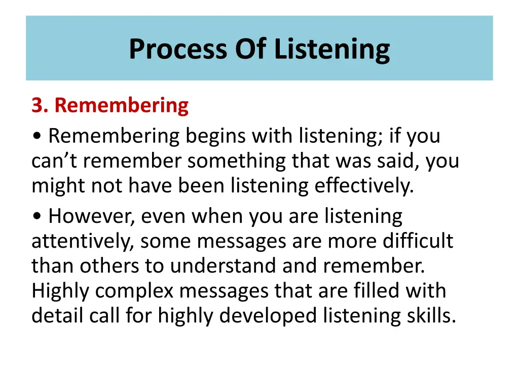 process of listening 2