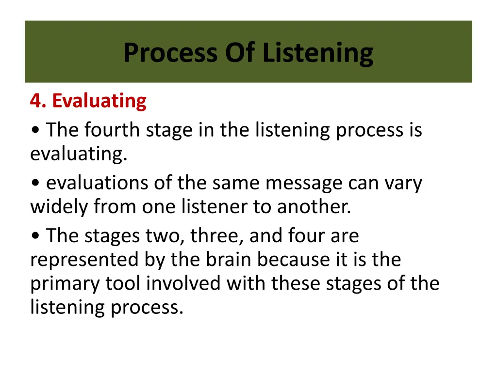 process of listening 3