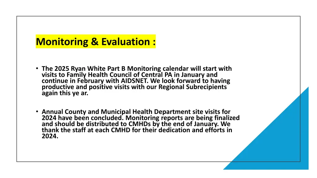 monitoring evaluation 1