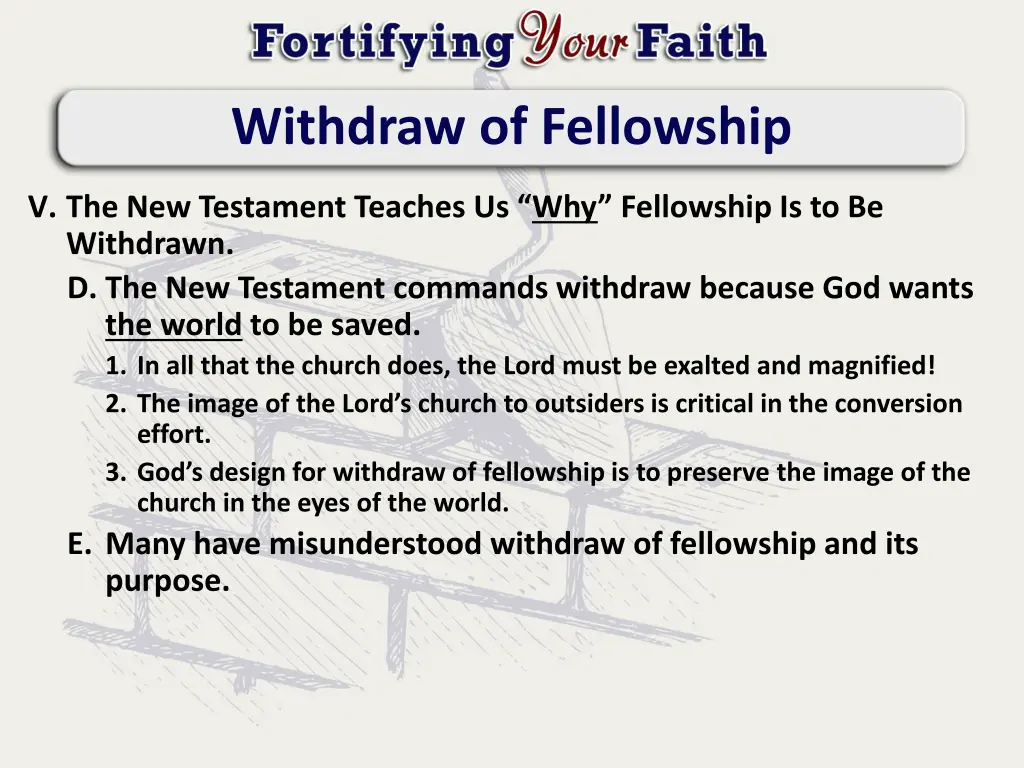 withdraw of fellowship 8