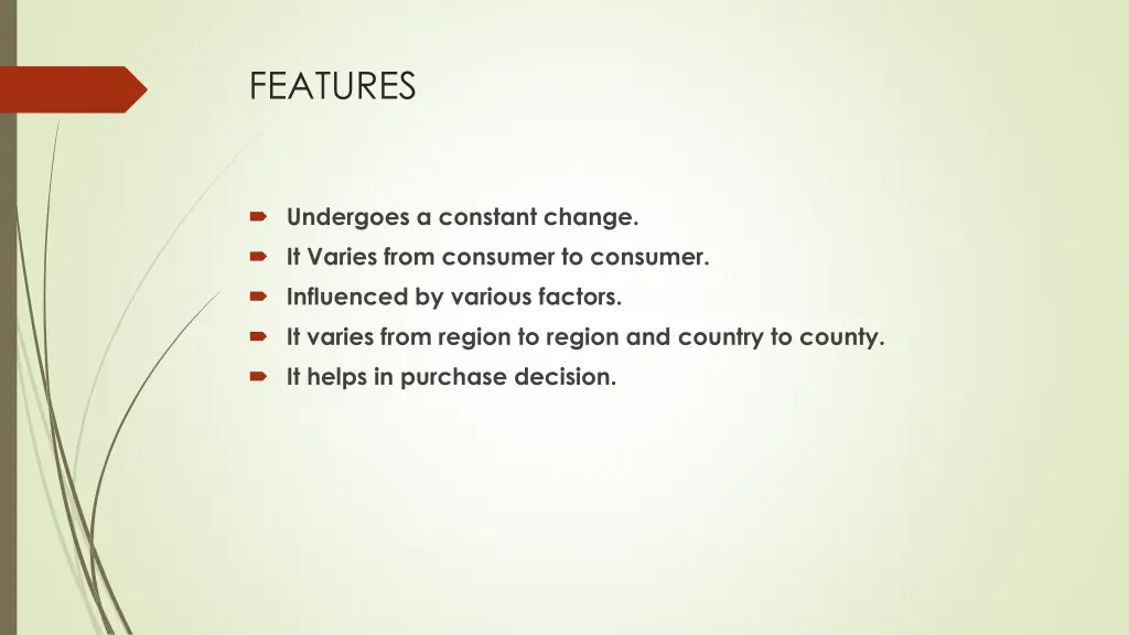 features