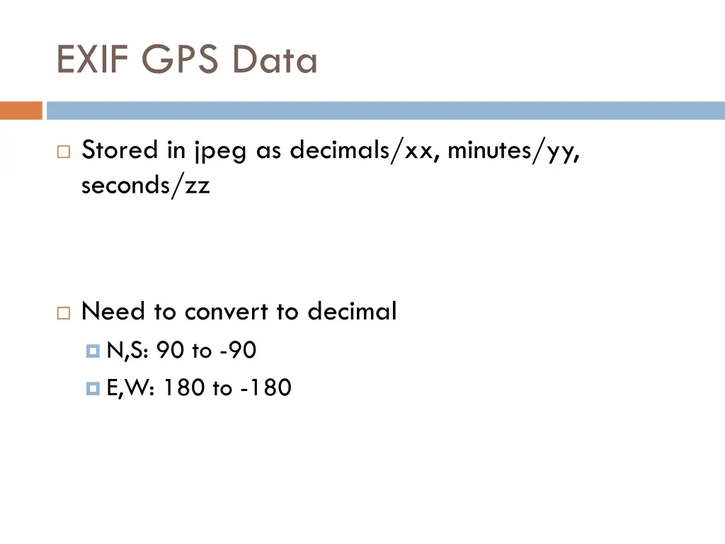 exif gps data