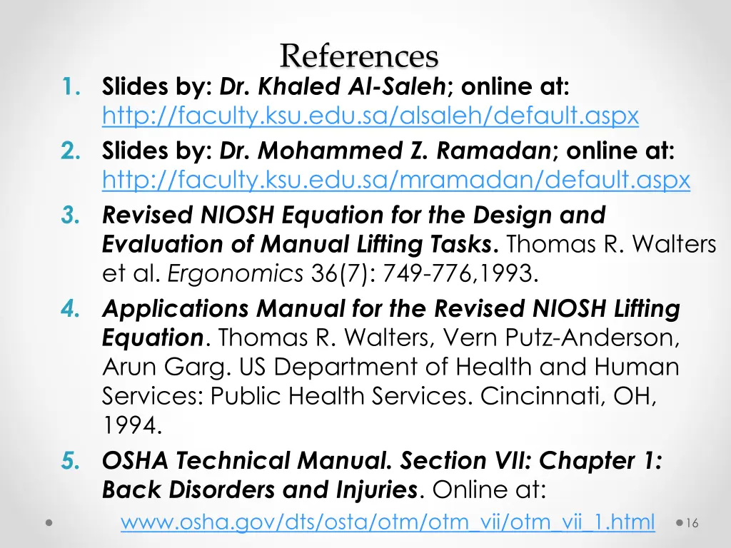 references