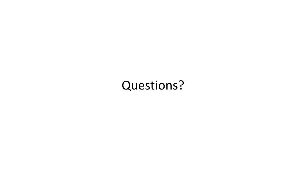 questions