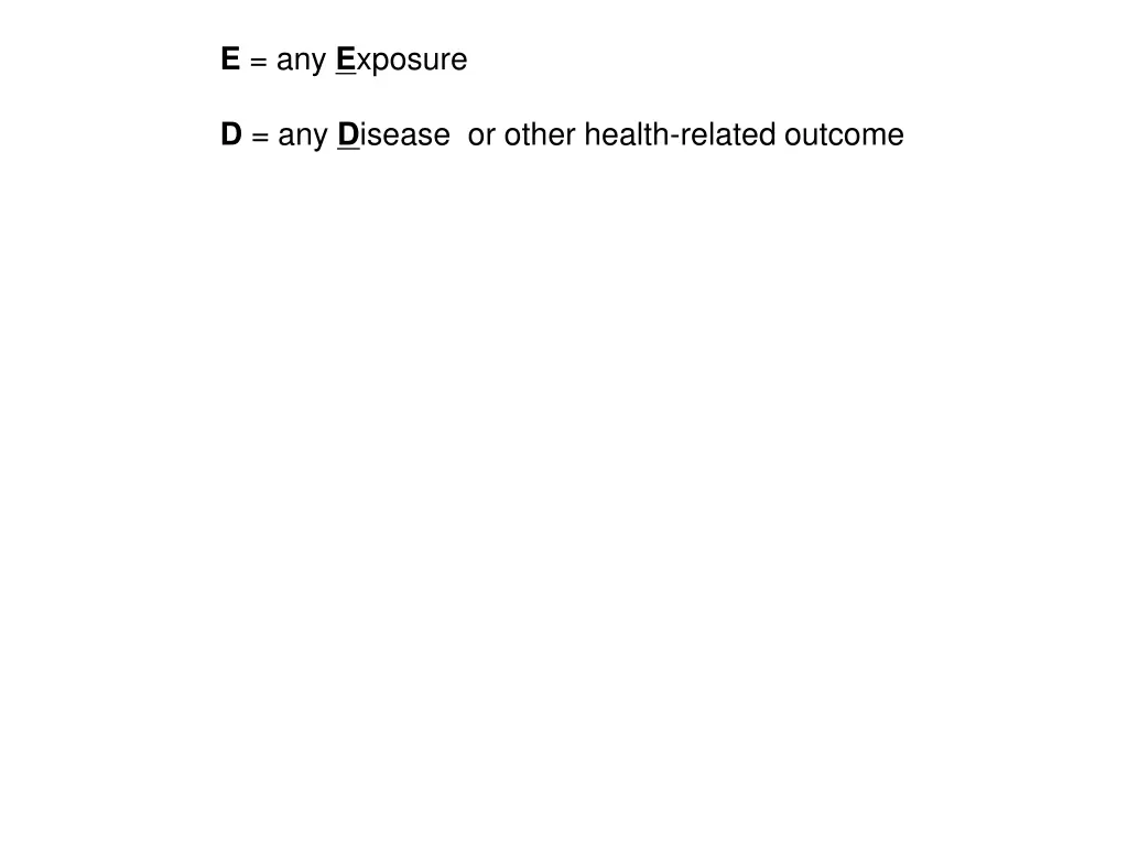 e any e xposure