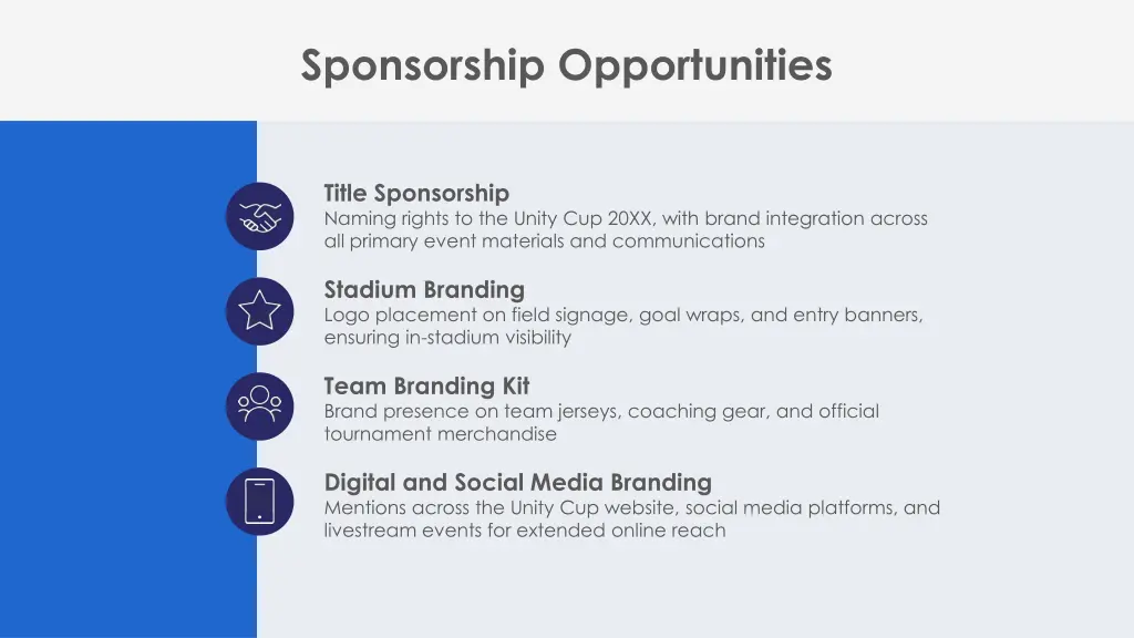 sponsorship opportunities