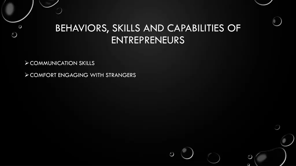 behaviors skills and capabilities of entrepreneurs 2