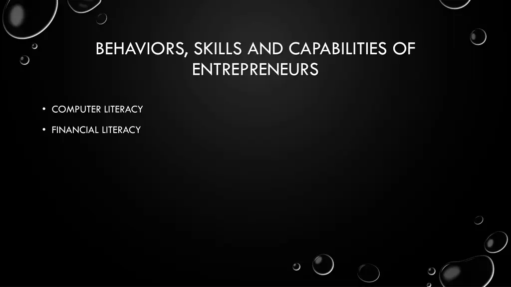 behaviors skills and capabilities of entrepreneurs 3