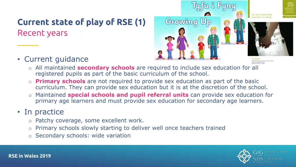 current state of play of rse 1 recent years