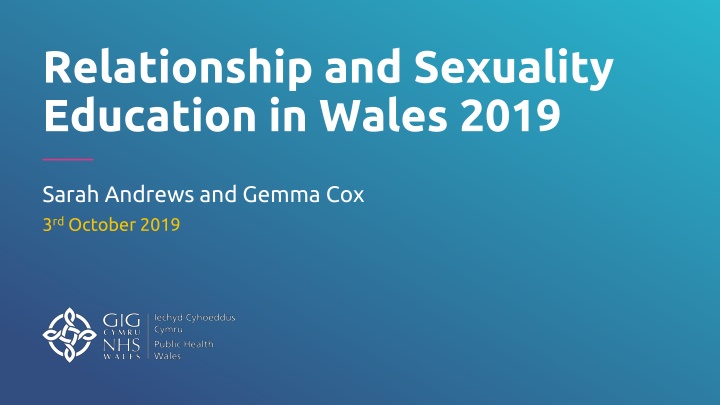 relationship and sexuality education in wales 2019