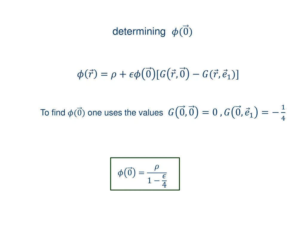 determining 0